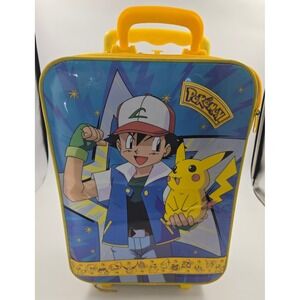 1999 Vintage Pokémon Suitcase Carrying Kids Bag Backpack Ash Ketchum Pikachu